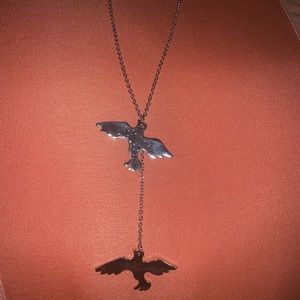 In American eagle silver necklace